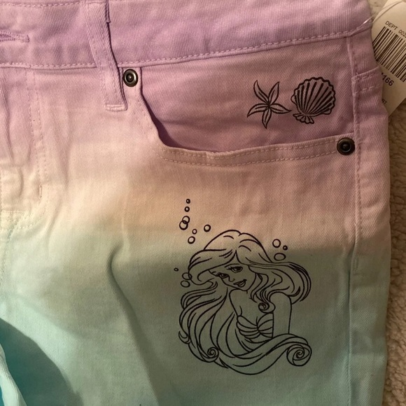 NWT DISNEY WOMENS ARIEL SHORTS - Picture 2 of 5